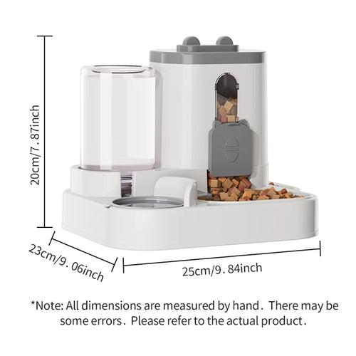 Pet large-capacity feeder integrated automatic water dispenser cat food bowl dog feeding bowl cat bowl dog bowl pet supplies